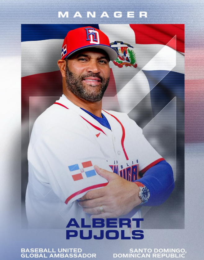도미니카공화국 야구대표팀 감독 알버트 푸홀스. [푸홀스 SNS 갈무리]