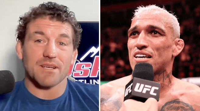 벤 아스크렌(왼쪽)과 찰스 올리베이라. 사진=MMA 위클리