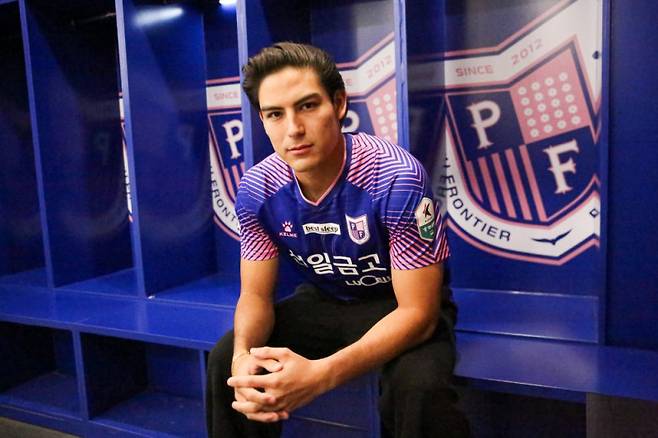 태국 연령별 대표팀 공격수 시암이 파주 FC에 합류했다. 파주 FC 제공