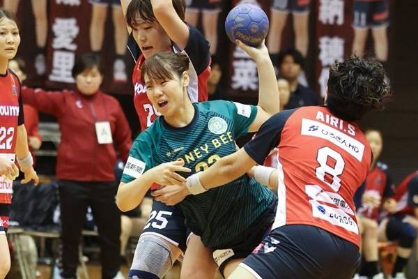 사진 2025-26 시즌 일본 여자 핸드볼 리그 H 허니비 이시카와와 메이플 레즈 경기 모습, 사진 출처=허니비 이시카와