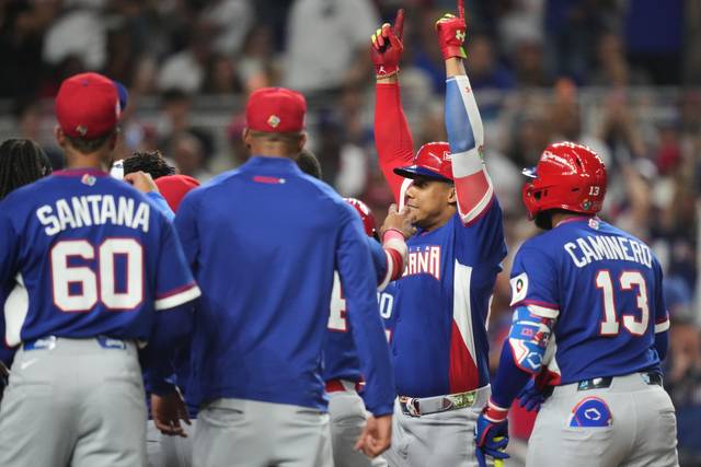 도미니카공화국 선수둘. AP뉴시스