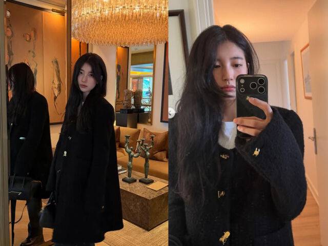 수지가 해외 여행 중 사진을 남겼다. / 수지 소셜미디어