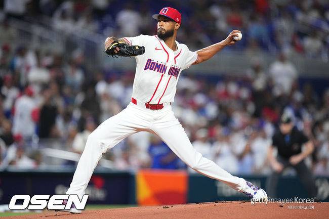 [사진] 도미니카 공화국 야구 대표팀 크리스토퍼 산체스. ⓒGettyimages(무단전재 및 재배포 금지)