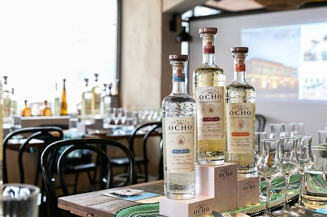 (왼쪽부터) 2024 오초 플라타, 2023 오초 아녜호, 2024 오초 레포사도. 아영FBC 제공