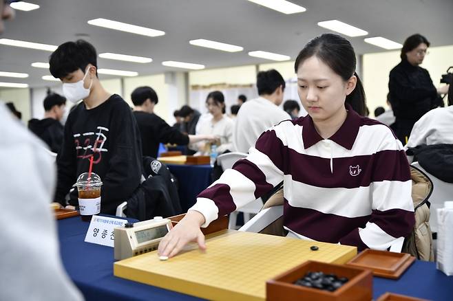 한국 여자 바둑 랭킹 1위 김은지 9단. 한국기원 제공