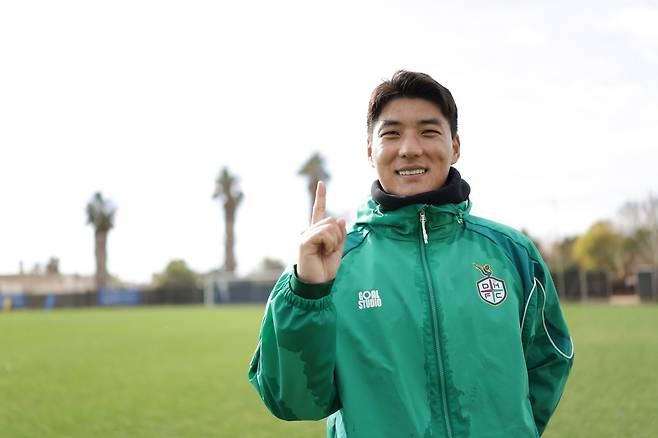 K리그의 전설적 공격수 주민규(사진)는 차기 국내 최고 골잡이로 포항 이호재와 강원 박상혁을 지목했다. 사진제공│한국프로축구연맹