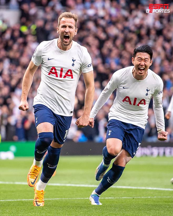 해리 케인(좌), 손흥민. ESPN Deportes