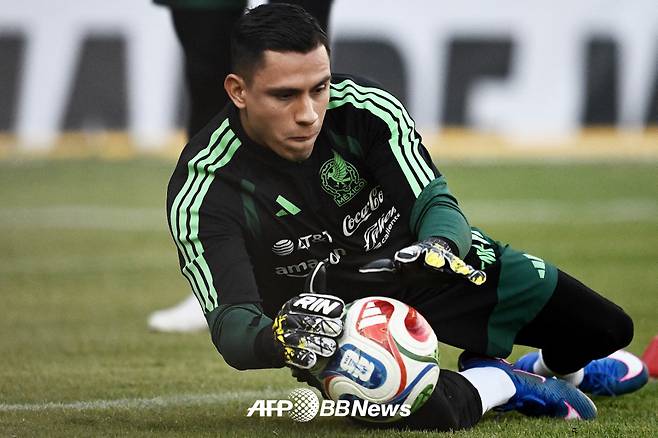 멕시코 축구대표팀 골키퍼 루이스 앙헬 말라곤. /AFPBBNews=뉴스1