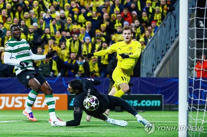 보되/글림트의 두 번째 골 넣는 올레 블롬베르그 [NTB/로이터=연합뉴스]