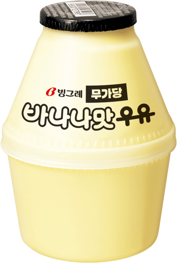 바나나맛우유 무가당.[출처=빙그레]