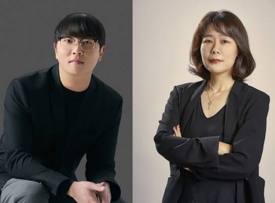 (왼쪽부터) 장윤중 카카오엔터테인먼트 공동대표, 고정희 카카오엔터테인먼트 신임 공동대표 내정자. /사진=카카오엔터테인먼트