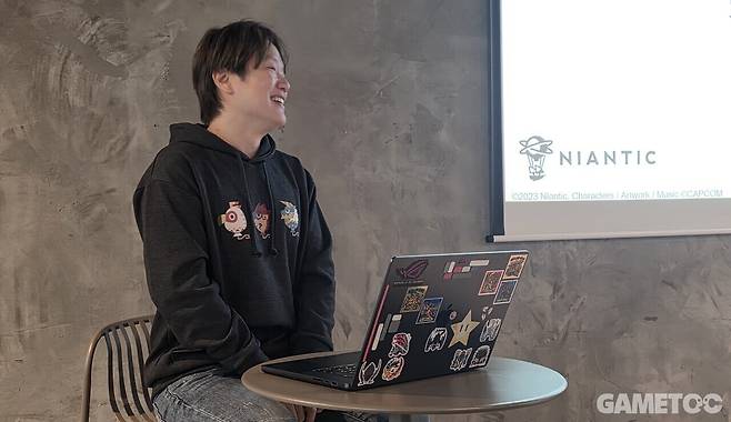 신상석 나이언틱 몬헌 나우&nbsp;리드 플래너. (사진= 문원빈 기자)