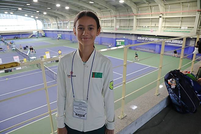 투르크메니스탄에서 온 주니어 선수 나즐리 후다이쿨리에바