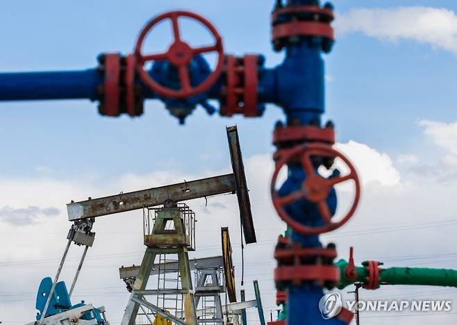 러시아 원유 펌프. 연합뉴스