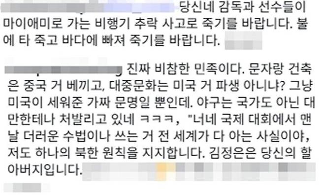 문보경 SNS 악플테러