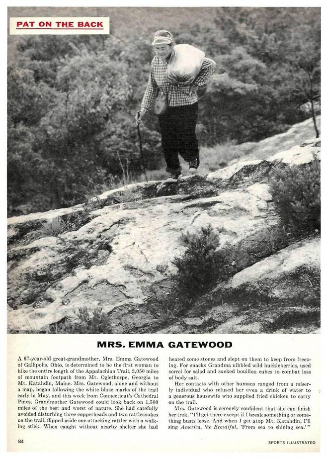 엠마가 코네티컷에 도착했을 때 ‘스포츠 일러스트레이티드’지에 기사가 실렸다. 미국 소셜 미디어 레딧에서도 “비싼 장비가 사고 싶어질 때 엠마 할머니의 사진을 본다”며 이 신문 기사를 인용하는 이야기를 찾아볼 수 있다. 수오서재 제공