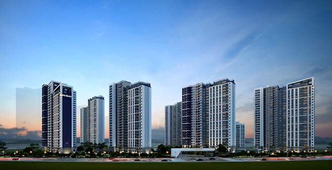 풍무역세권 개발사업 중 가장 빠르게 진행되고 있는 풍무호반써밋 단지 이미지 [풍무호반써밋 분양 홈페이지 갈무리]