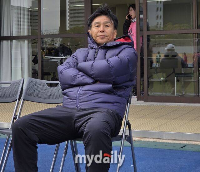 한국대학축구연맹 대학선발대표팀 오해종 감독./나고야(일본)=노찬혁 기자