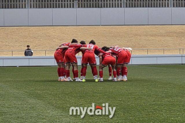 한국대학축구연맹 대학선발대표팀./나고야(일본)=노찬혁 기자