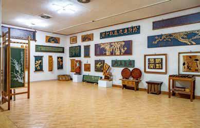 철우공방에 마련된 전시실.