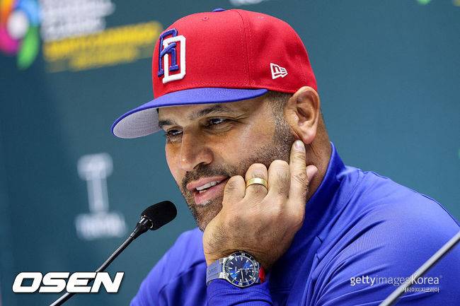 [사진] 도미니카공화국 알버트 푸홀스 감독 ⓒGettyimages(무단전재 및 재배포 금지)