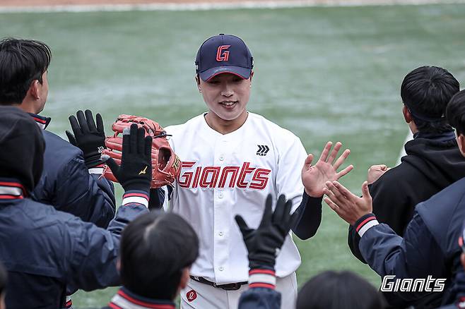 ▲ 박정민 ⓒ롯데 자이언츠