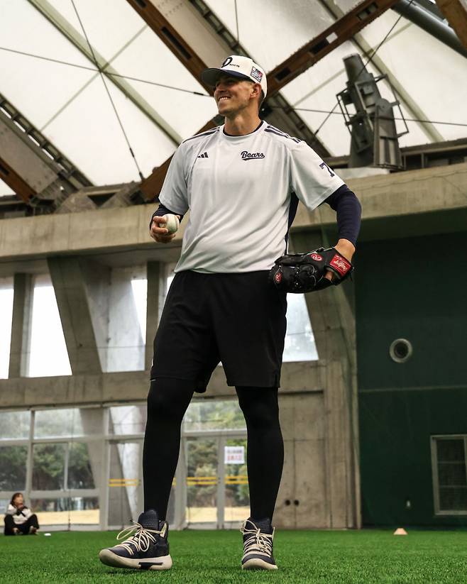 크리스 플렉센. /사진=두산 베어스 제공