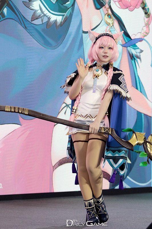 마스코트 캐릭터가 될 것 같은 루루카는 RZ COS '뮤'.