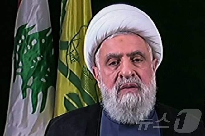 나임 카셈 레바논 무장정파 헤즈볼라 수장. ⓒ AFP=뉴스1