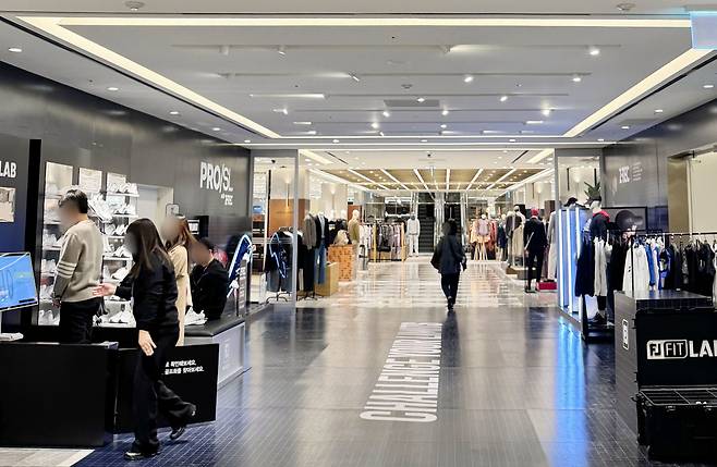 신세계백화점 강남점 7층 풋조이 팝업 관련 사진(신세계백화점 제공)