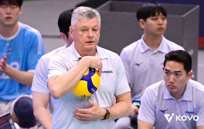 헤난 달 조토 대한항공 감독. (KOVO 제공)