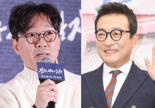 '왕과 사는 남자' 장항준 감독과 배우 이재룡 ⓒ이혜영 기자 lhy@hankooki.com