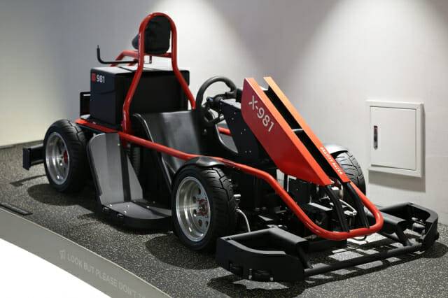 마스터 라이선스 획득 이용자가 탑승하게 되는 전용 카트