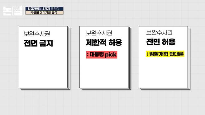 [논썰] 검찰개혁이 방황하는 3가지 ‘검사스러운’ 이유. 한겨레TV