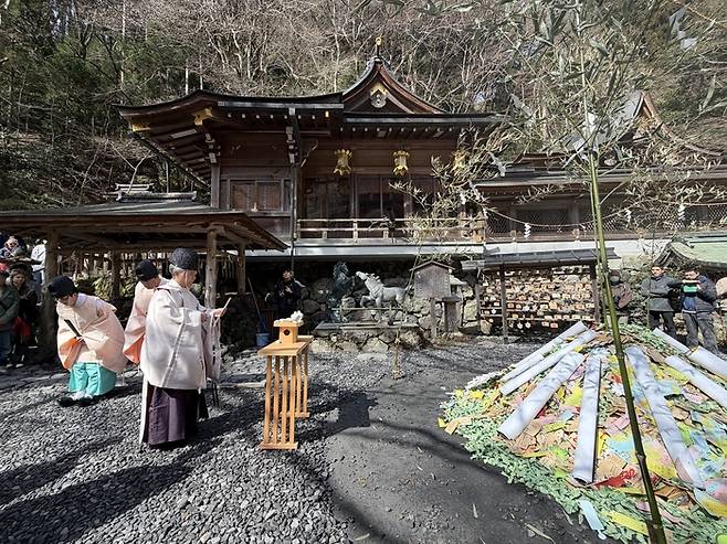 교토 기후네신사 비 기원제 / 사진= 문서연 여행+ 기자
