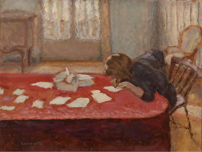 피에르 보나르 [글쓰는 젊은 여인], 1867 ©The Barnes Foundation