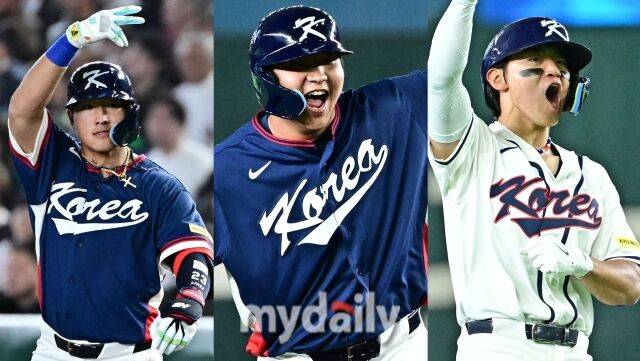 2026 WBC 한국 대표팀 안현민, 문보경, 김도영./마이데일리