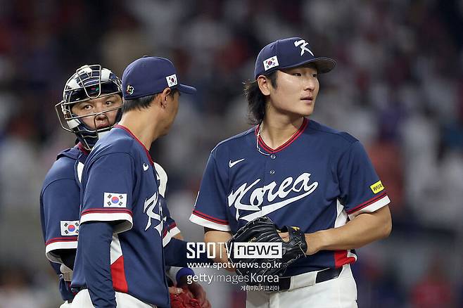 ▲ 한국야구 대표팀 우완투수 곽빈
