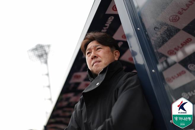 김도균 서울이랜드 감독. /사진=한국프로축구연맹 제공