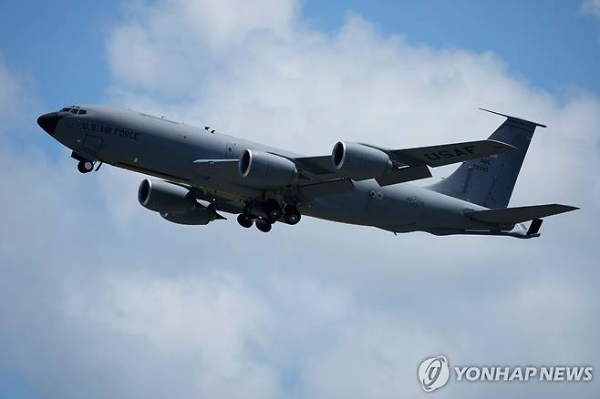 미국 공군 KC-135 급유기 [AP 연합뉴스 자료사진 재판매 및 DB 금지]