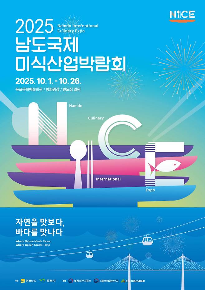 2025 남도국제미식산업박람회 포스터. /전남도 제공