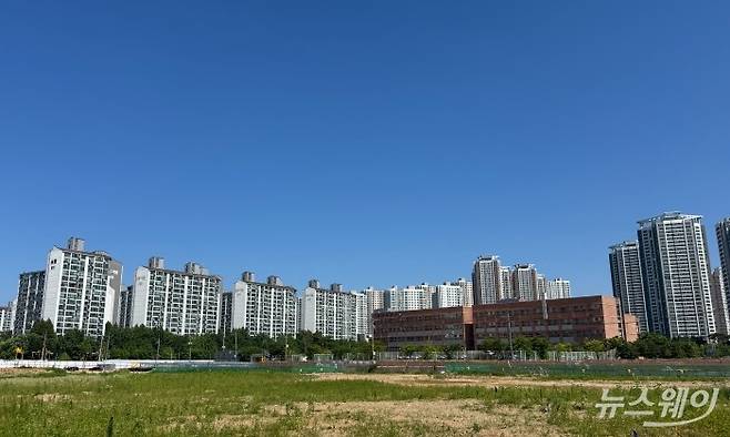 경기도 김포시 아파트 공사 현장. 사진=박상훈 기자