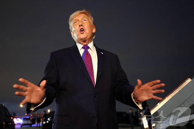 도널드 트럼프 미국 대통령. 2026.3.11 ⓒ 로이터=뉴스1