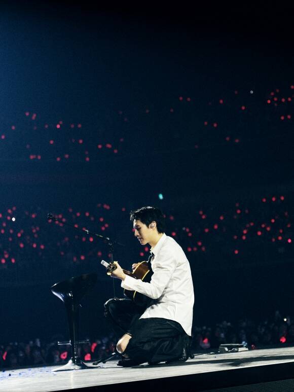 우즈는 이날 자신을 'Drowning'으로만 알고 있는 사람들도 팬으로 만들겠다는 강한 자신감을 보였다./EDAM엔터테인먼트