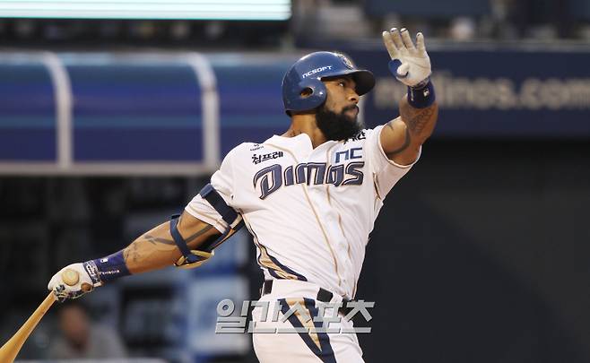 NC 다이노스에서 뛰었던 에릭 테임즈. [사진 일간스포츠 DB]