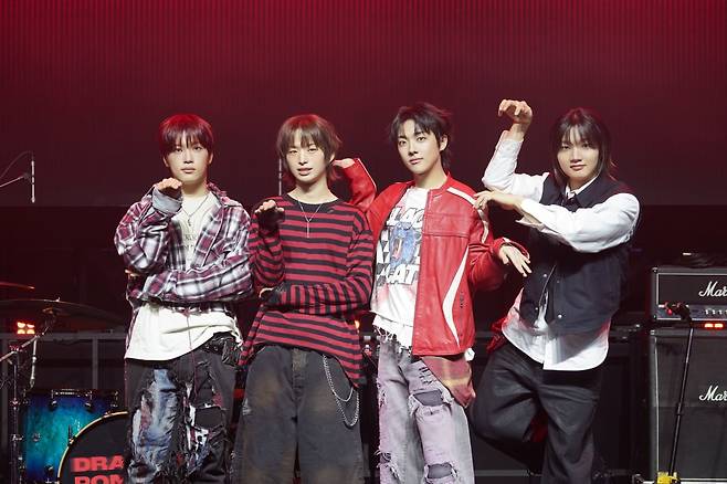 그룹 드래곤포니 컴백 쇼케이스. / 사진=안테나 제공