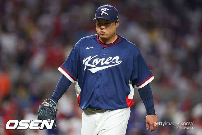 [사진] 한국 야구 국가대표 류현진. ⓒGettyimages(무단전재 및 재배포 금지)