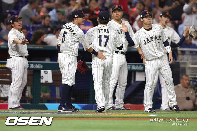 [사진] 일본 대표팀. ⓒGettyimages(무단전재 및 재배포 금지)