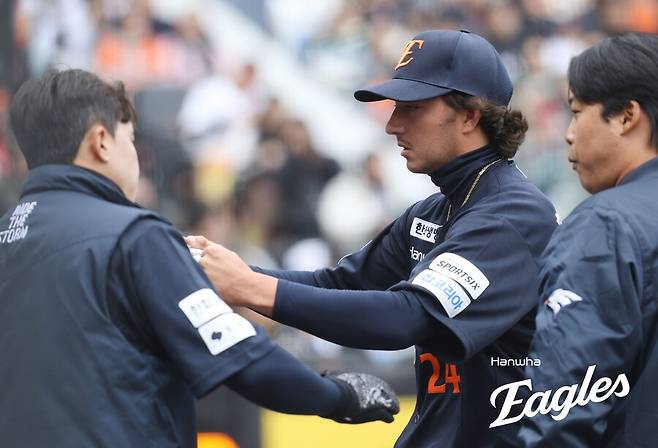 ▲ 오웬 화이트 ⓒ한화 이글스