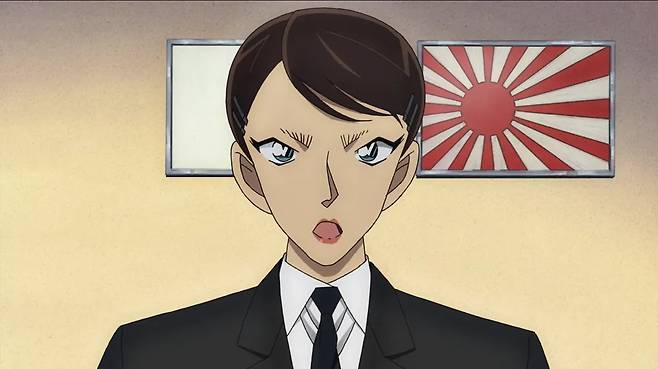 '명탐정 코난' 극장판 17 '절해의 탐정' 편에 등장한 전범기